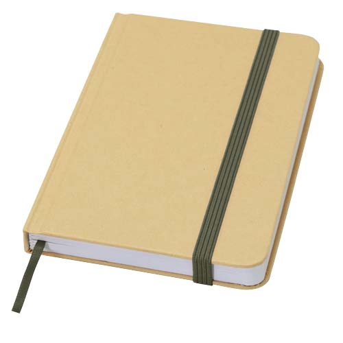 Carnet promotionnel A6 uni recyclé Reed Vert forêt